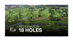 One round coupon at the Meadows at Mystic Lake